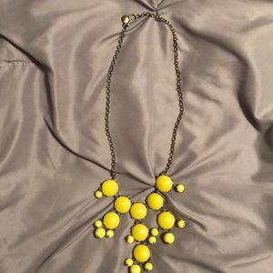 JCrew Yellow Bauble Necklace
